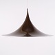Claus Bonderup & Torsten Thorup Semi Pendant in Dark Brown by Fog & Mørup Ø60