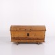 Antique pine chest with domed lid from the 19th century