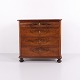 Mahogany chest of drawers with 4 drawers from 1880s