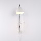 Bestlite BL6 wall lamp in chrome and white by Robert Dudley Best for Gubi