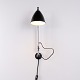 Bestlite BL6 wall lamp in chrome and black by Robert Dudley Best for Gubi