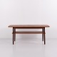 Teak coffee table with shelf Danish design from the 1960s