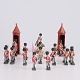Collection of Lineol Toy Figures of the Royal Danish Guard, 1930s–1940s