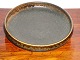 beautiful Swedish platter with small edge in brown colors dia 30 cm 5000 m2 showroom