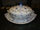 Blue fluted Royal soup tureen with bottom dish.Many other parts in stock.5000m2 showroom.